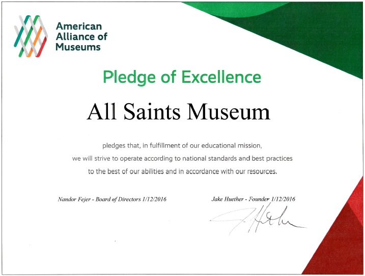 All Saints Pledge of Excellence