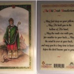 Saint Patrick Holy Card